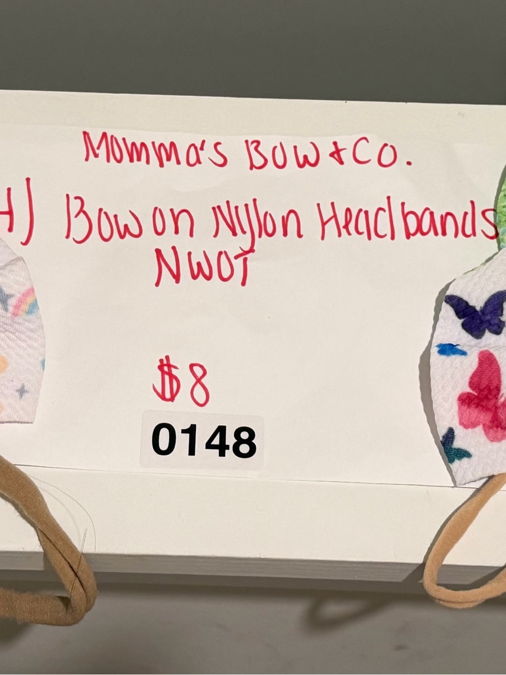 Baby Big Bows on Nylon Headbands